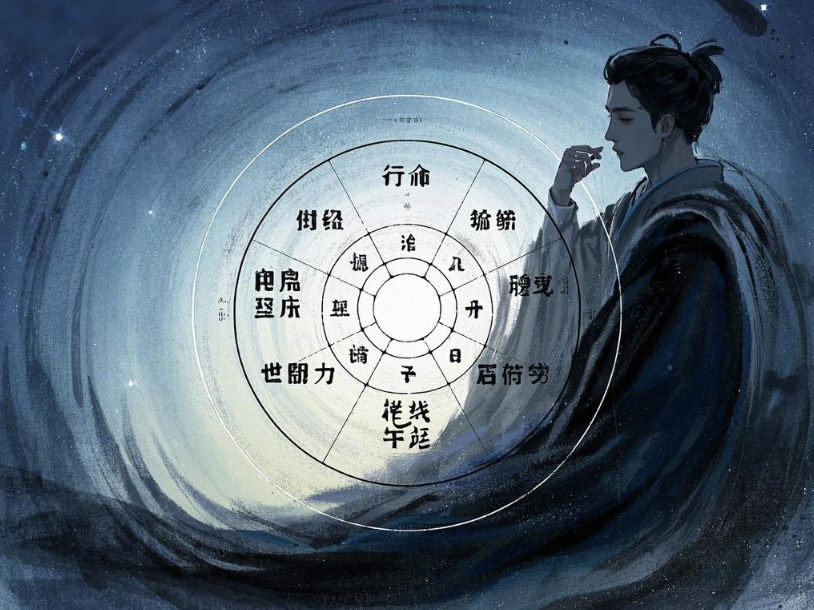 八字命理中身强与身弱的对比，象征行动力与内省思考的差异