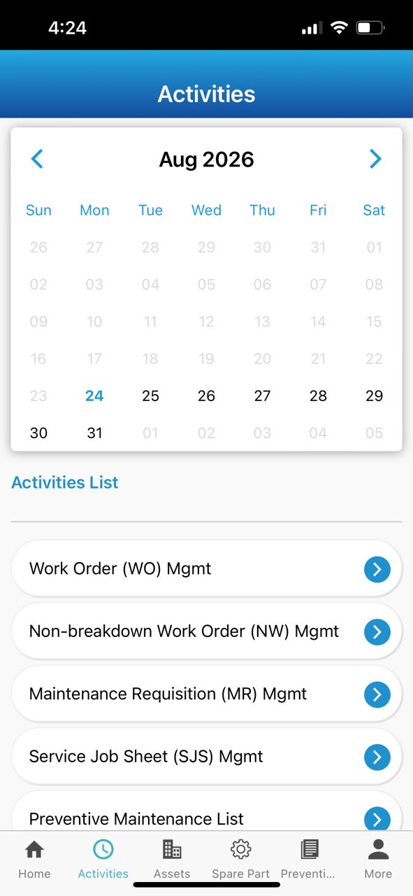 Reams CMMS — screenshot