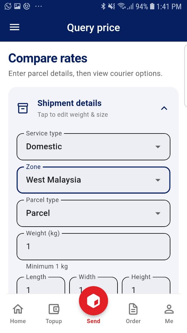 ML Express — screenshot