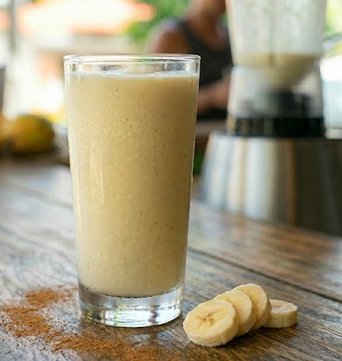 Batido de plátano sin leche