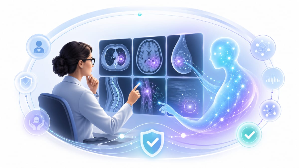 The Radiologist and the Algorithm: Who Reads the Future?