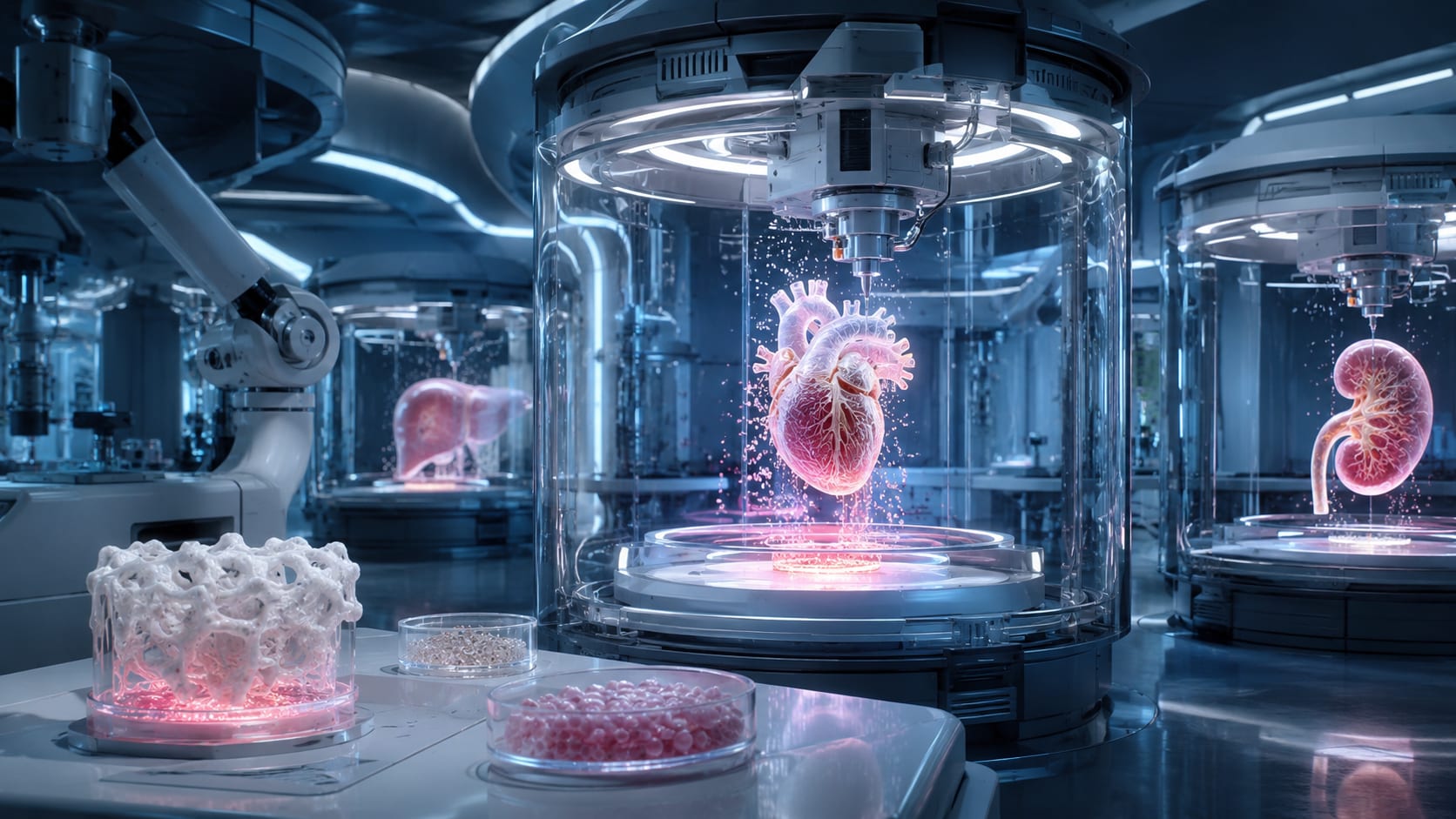 The Future Organ Factory: 3D-Bioprinted Organs and Tissues
