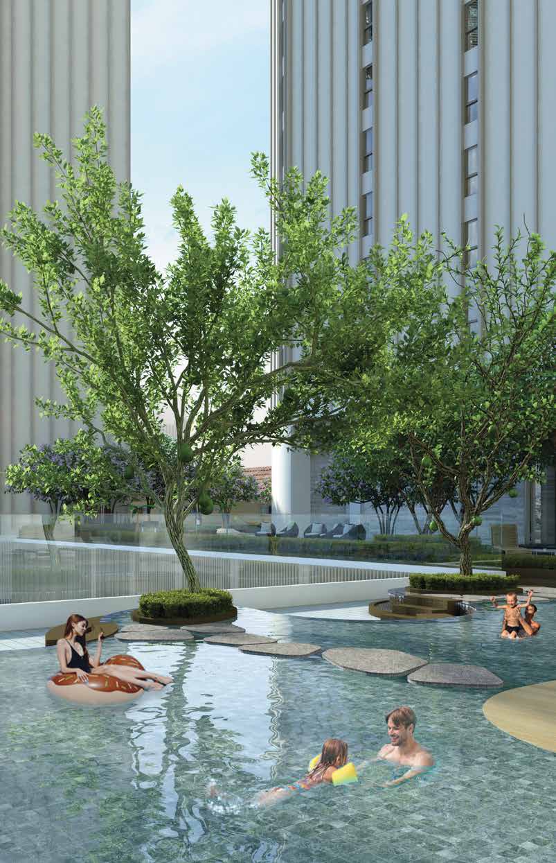 Lush tropical gardens and nature trail