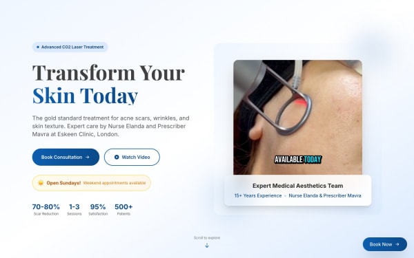 CO2 Laser London — Eskeen Clinic