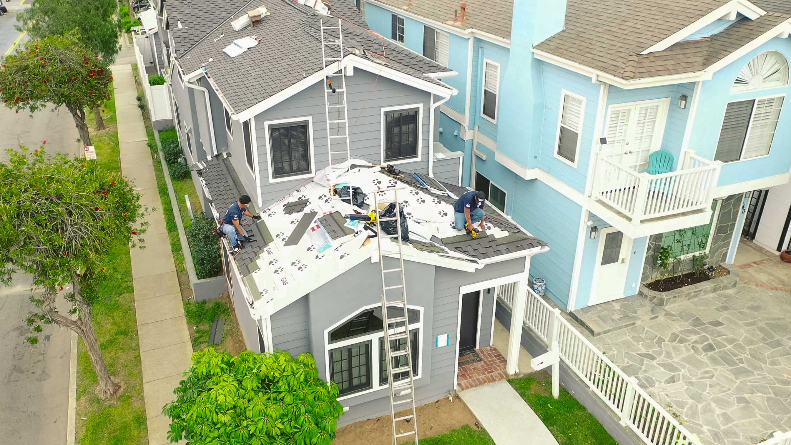 Shingle roof Southern California angle 2