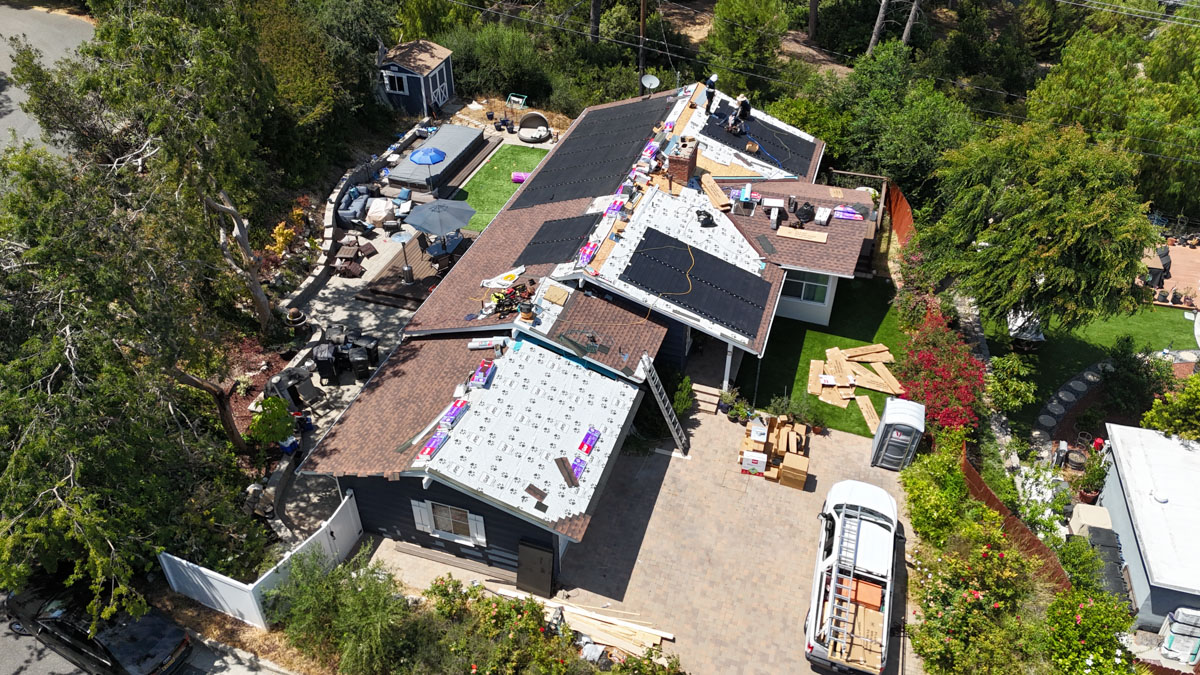 GAF Energy Timberline Solar installation by Chandler's Roofing