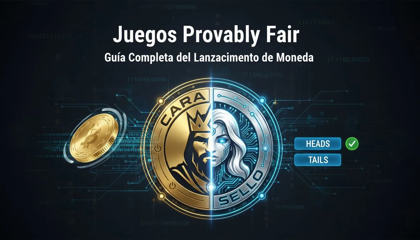 Cómo funciona Cara o Sello: Guía completa del juego Provably Fair