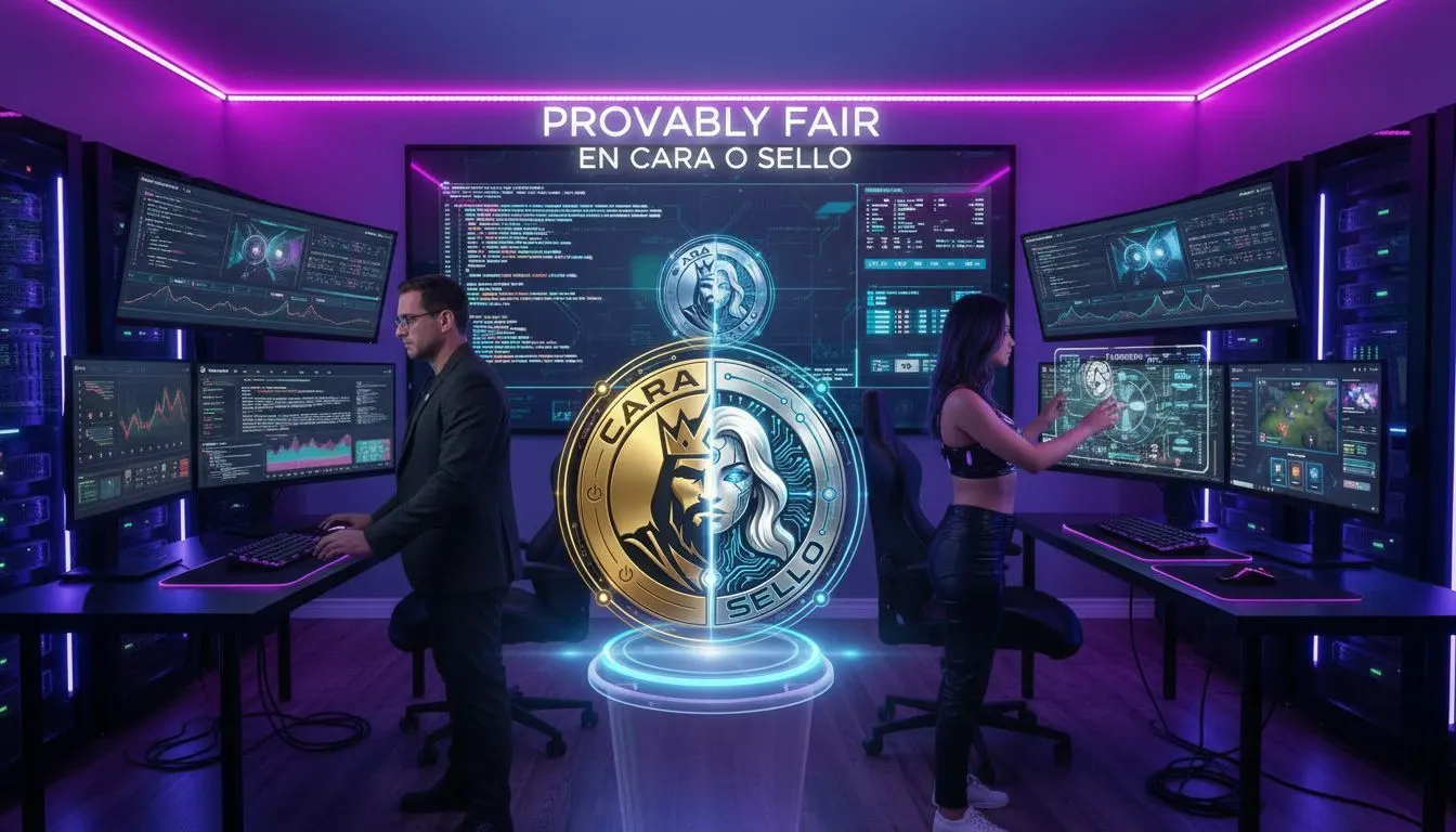 La tecnología Provably Fair de Cara o Sello explicada paso a paso