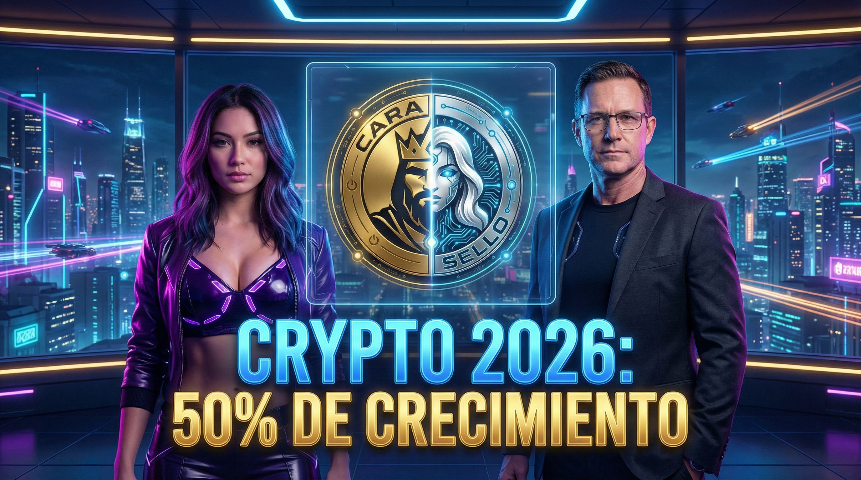 Crypto 2026: 50% de crecimiento