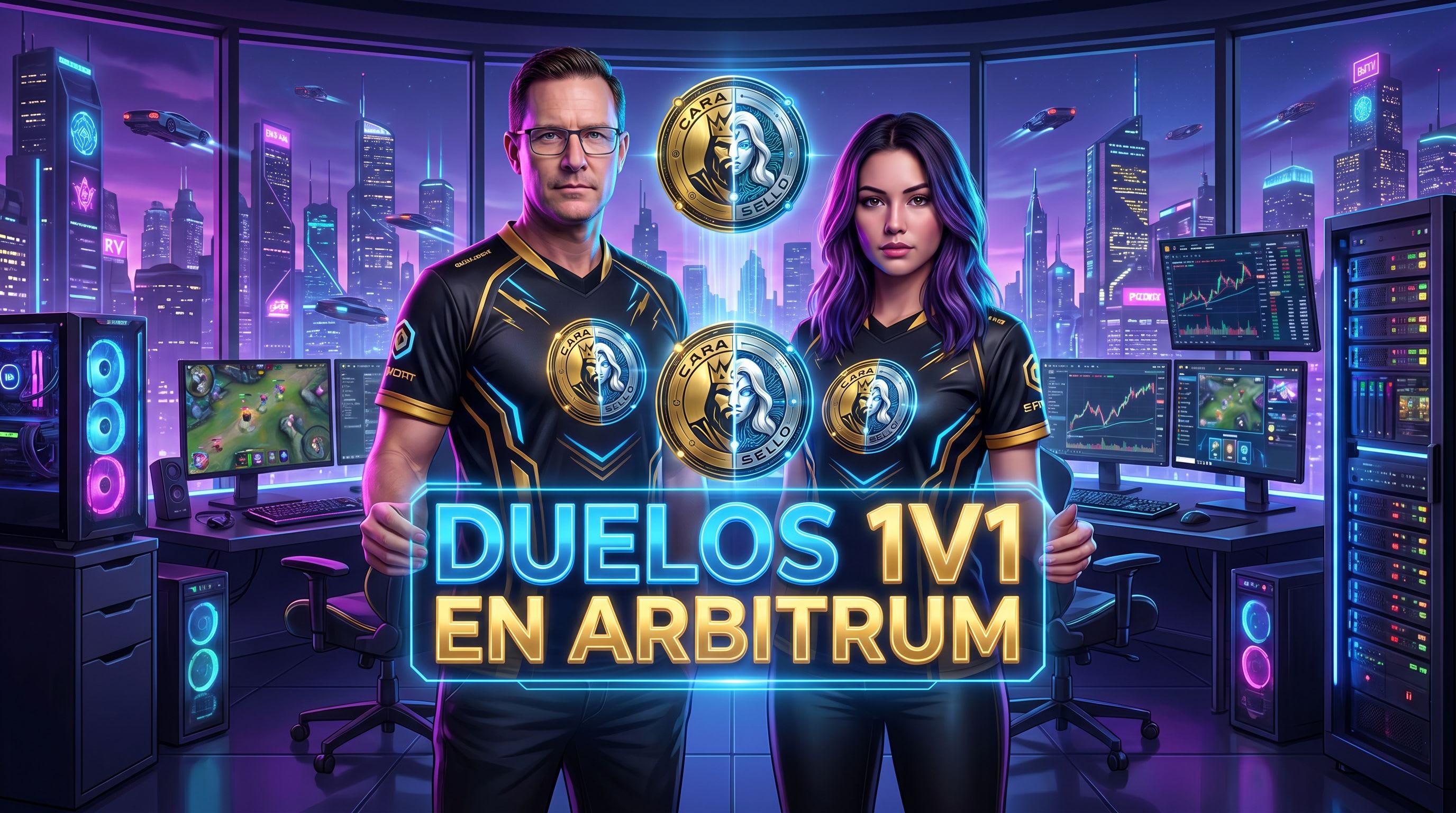 Duelos 1v1 en Arbitrum: Estrategia y Emoción en Cara o Sello