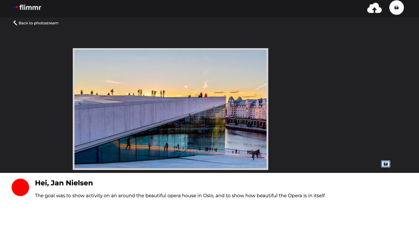 Individual Photo Page