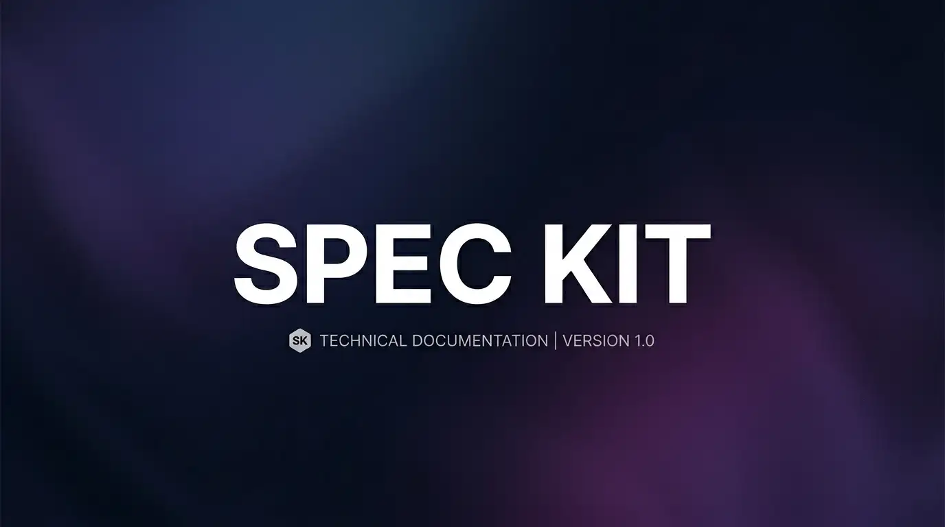 Spec Kit: The Complete Guide to GitHub's Official Spec-Driven Development Toolkit