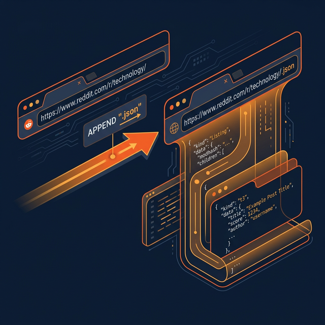 Technique d'extraction de données JSON Reddit