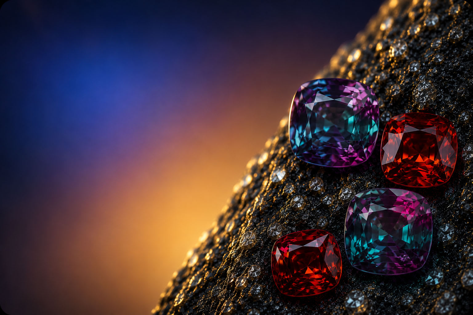 Alexandrites & Garnets