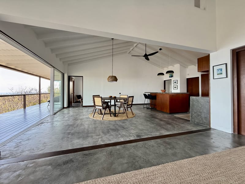 Kitchen and dining area