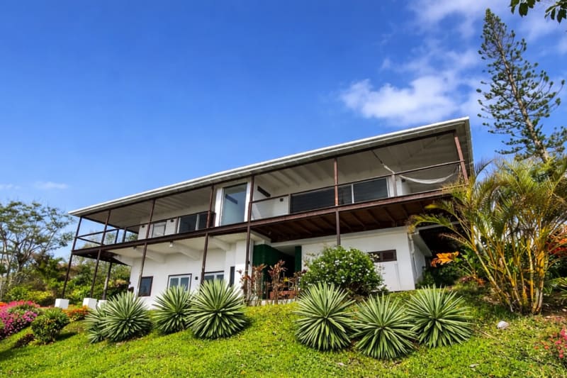 Exterior north-east face of Calabash villa