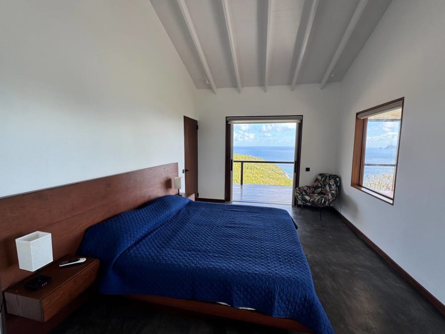 Penthouse master bedroom