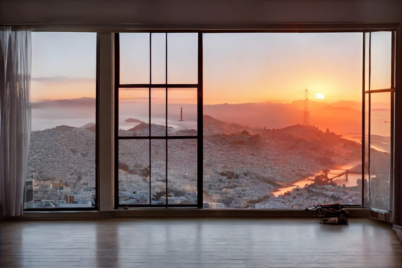 An image of an empty room