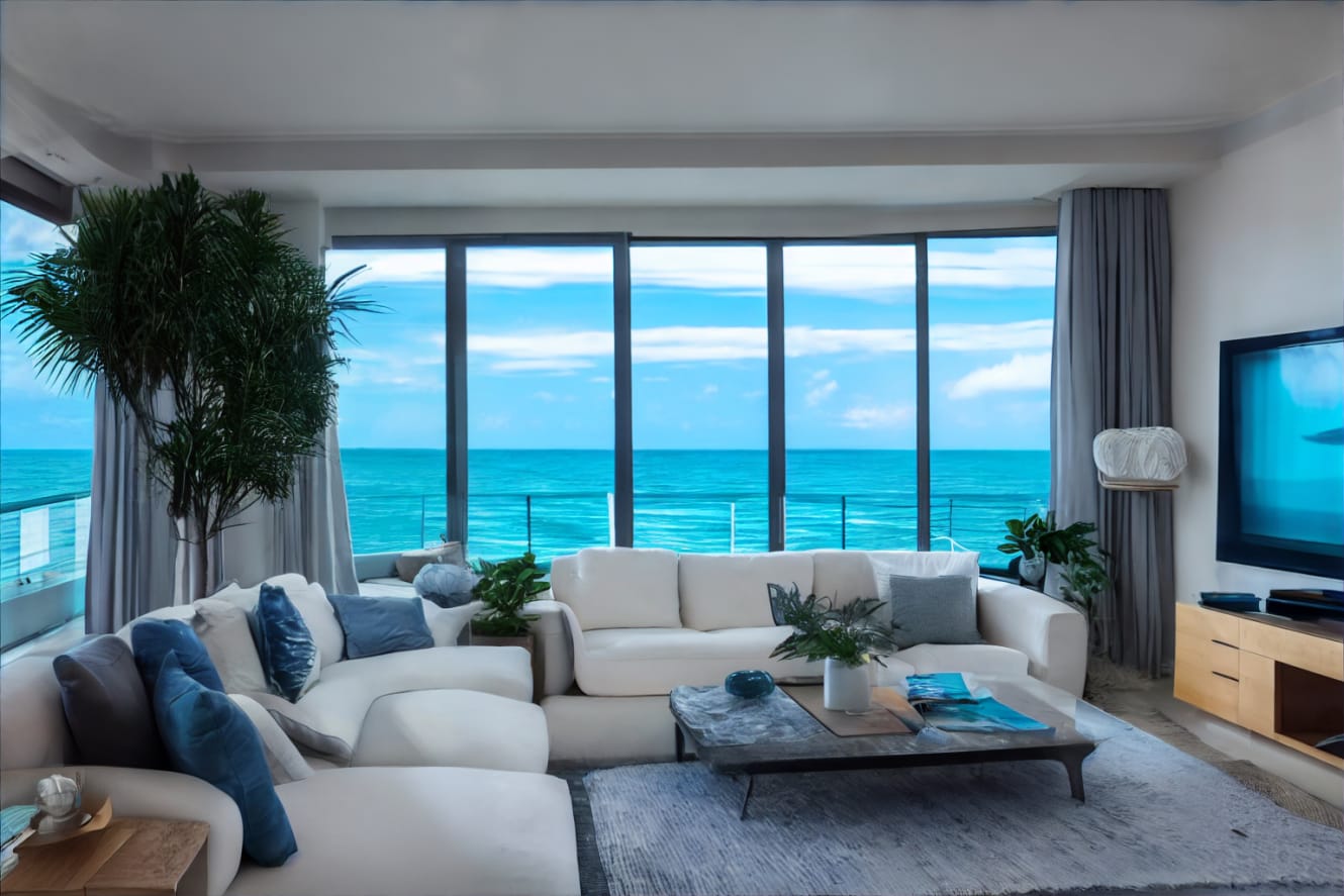 An image of an ocean room