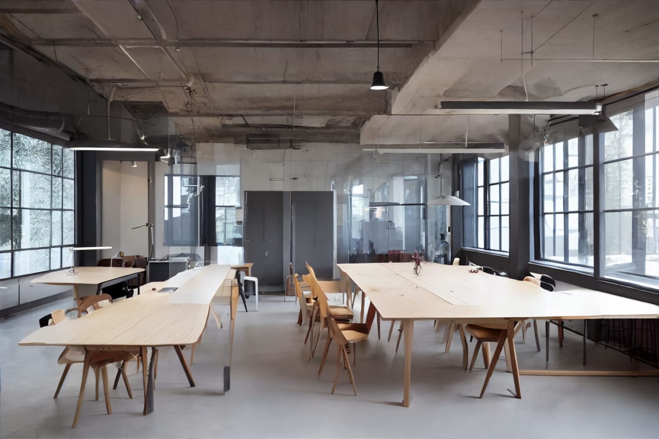 An image of an office room