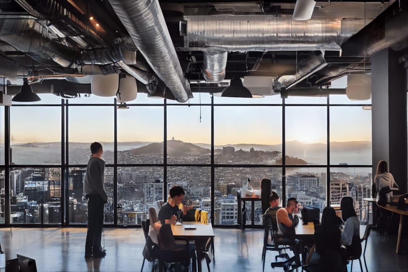 An image of an office room