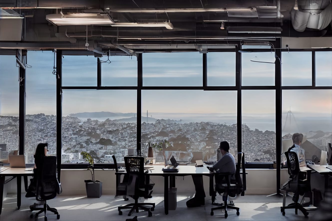 An image of an office room