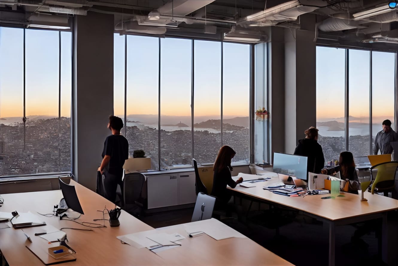 An image of an office room