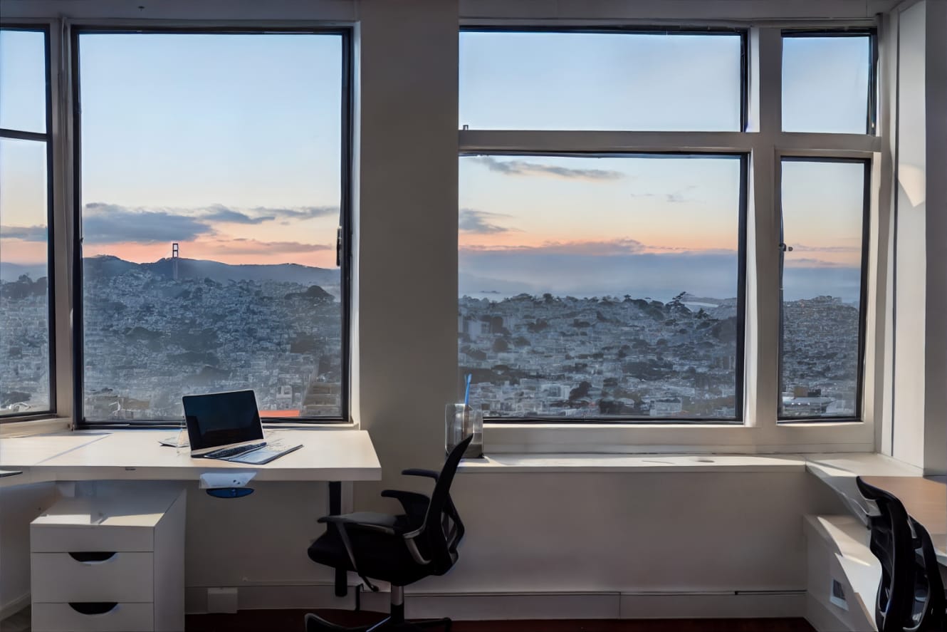 An image of an office room