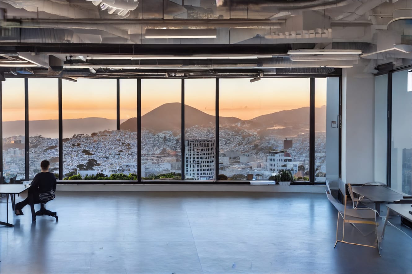 An image of an office room