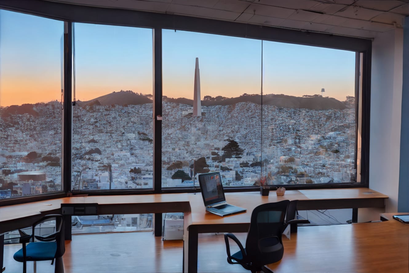 An image of an office room