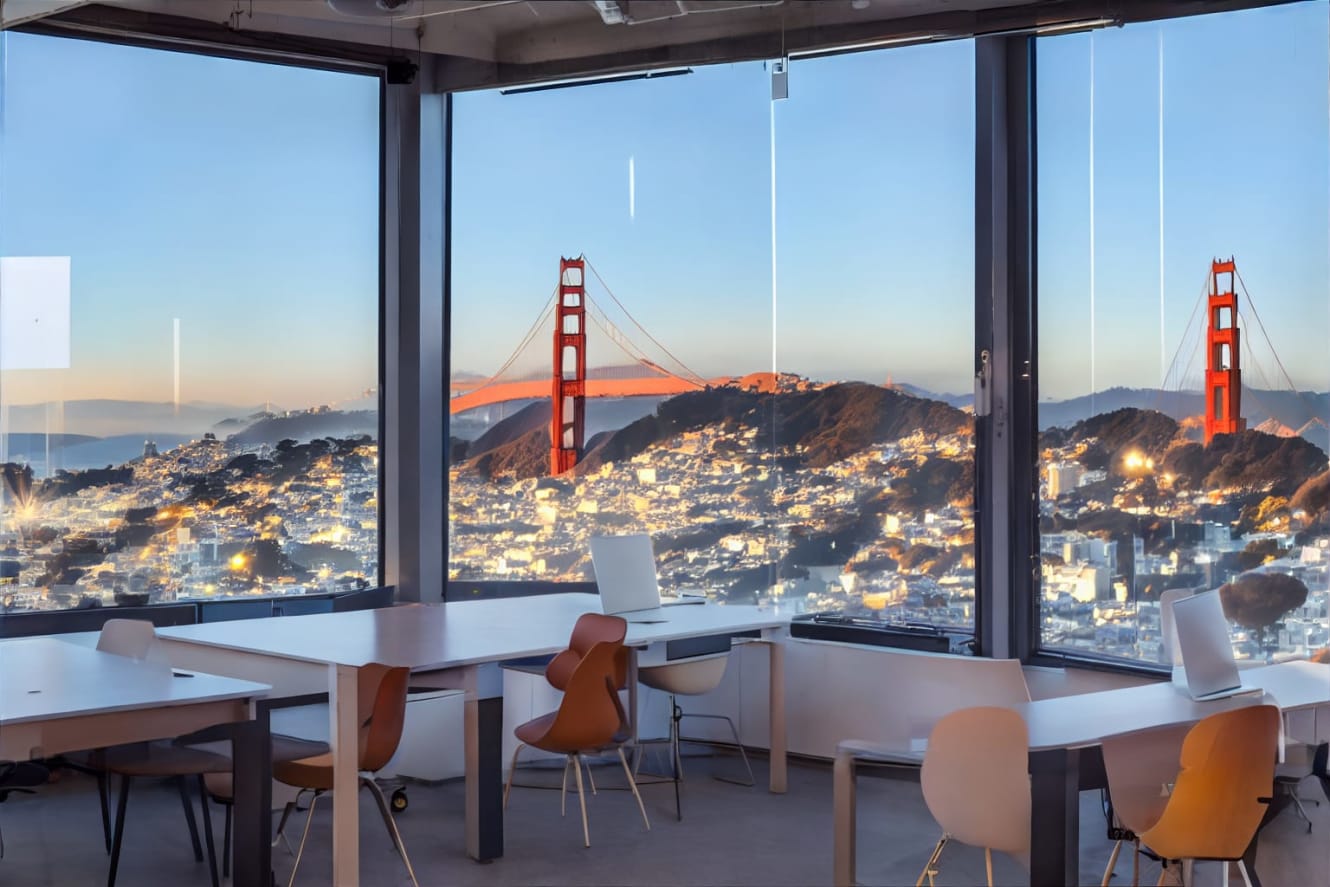 An image of an office room