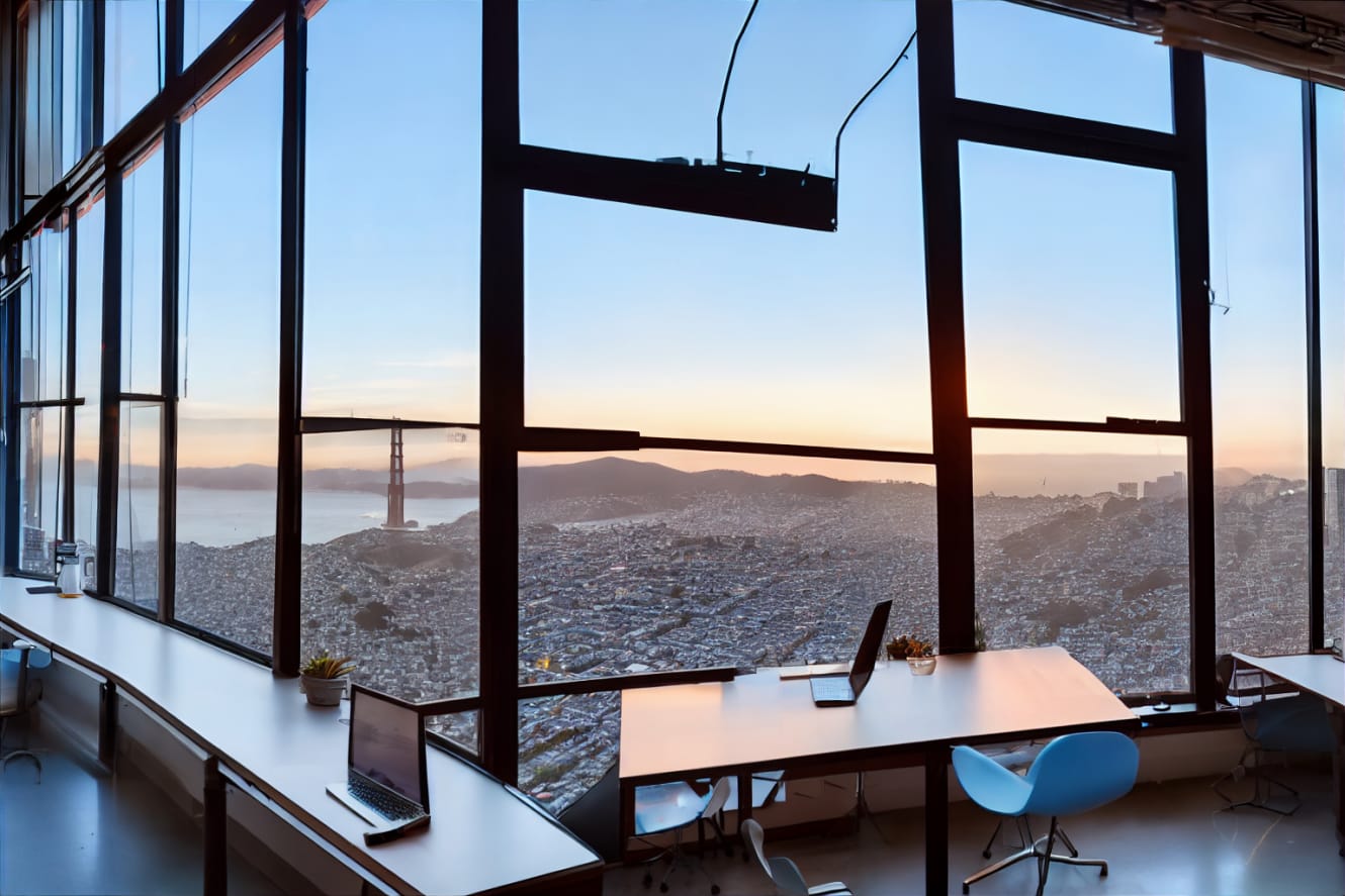 An image of an office room