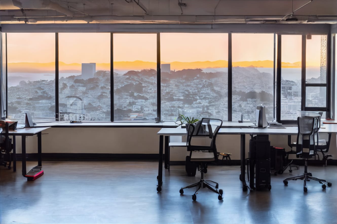 An image of an office room