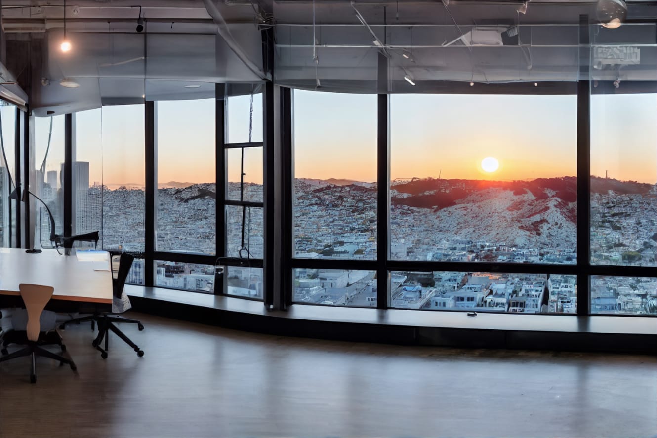 An image of an office room