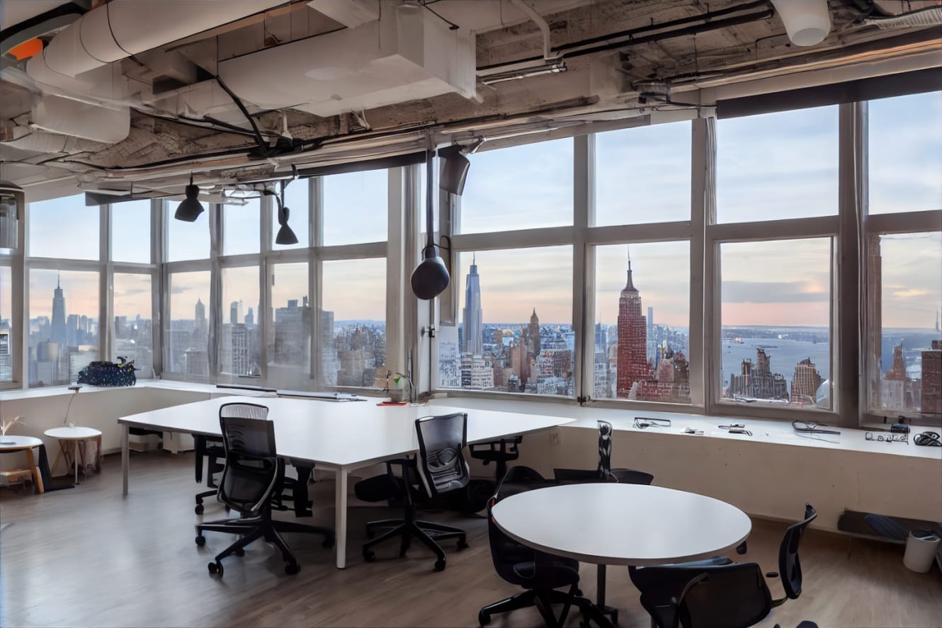 An image of an office room