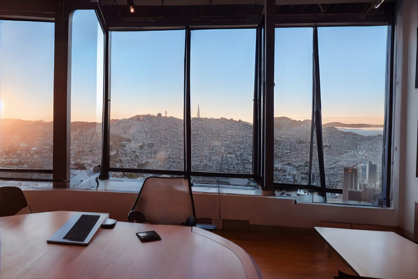 An image of an office room