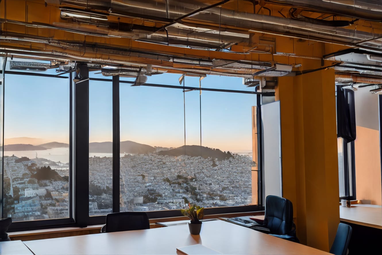 An image of an office room