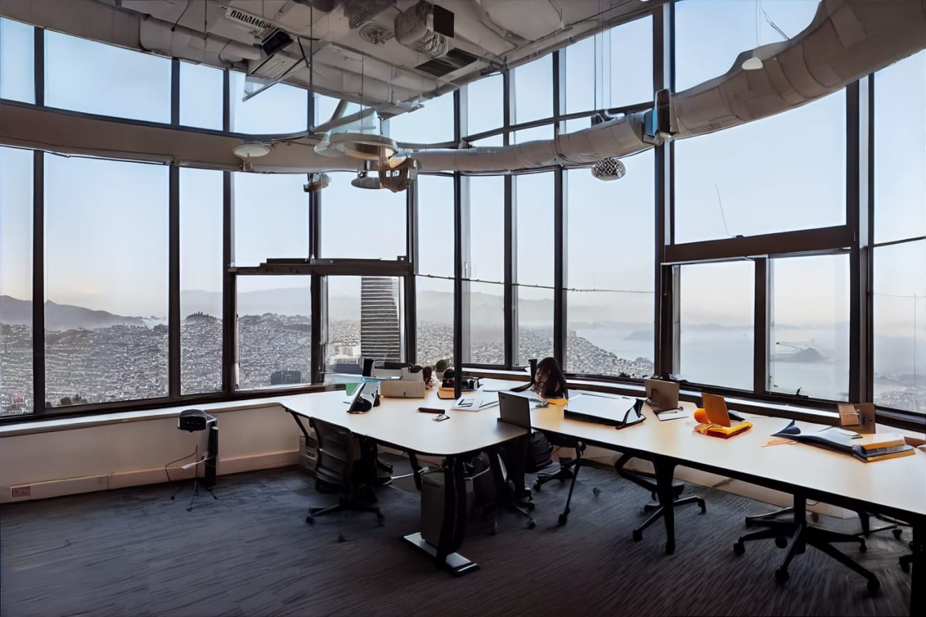 An image of an office room