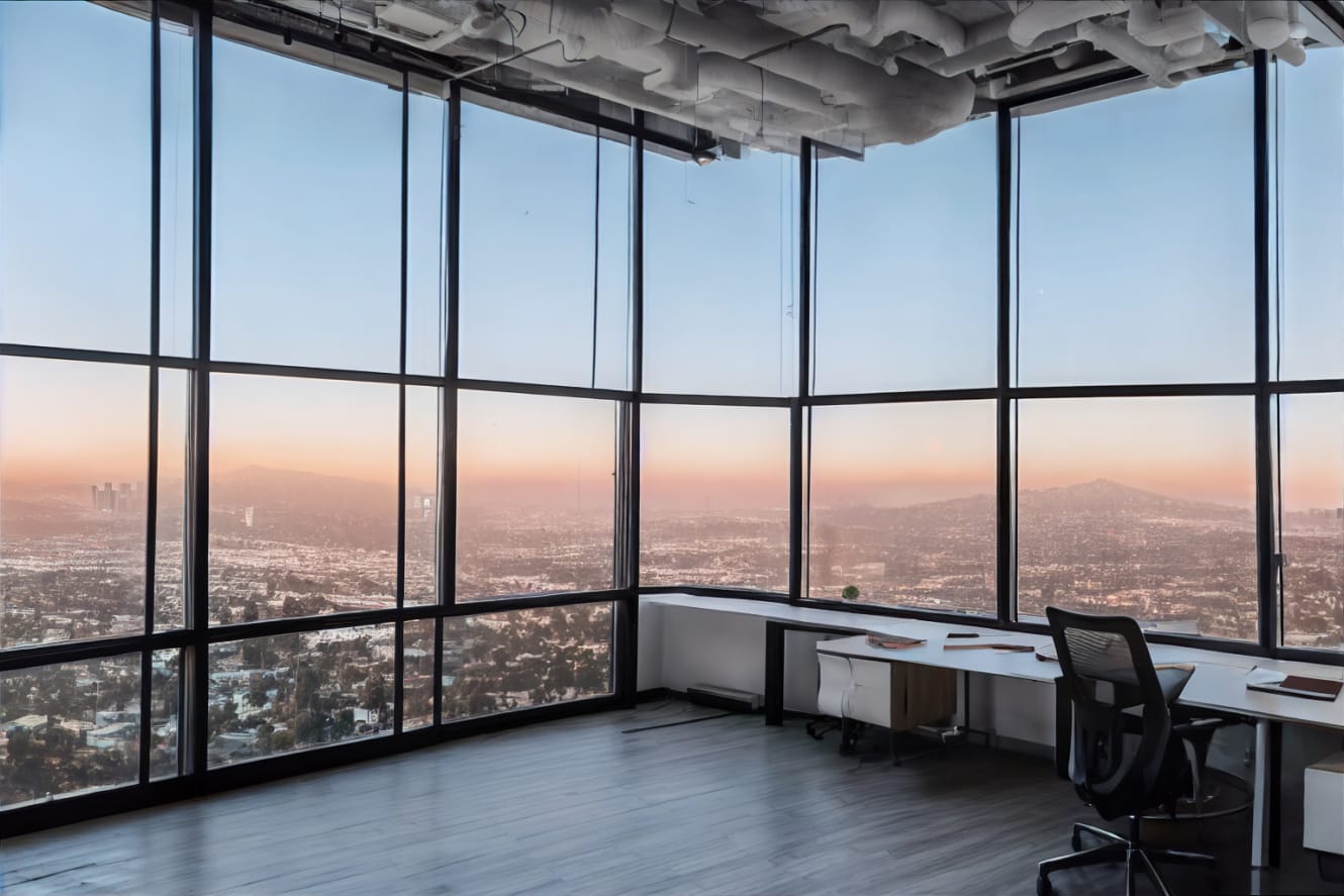 An image of an office room