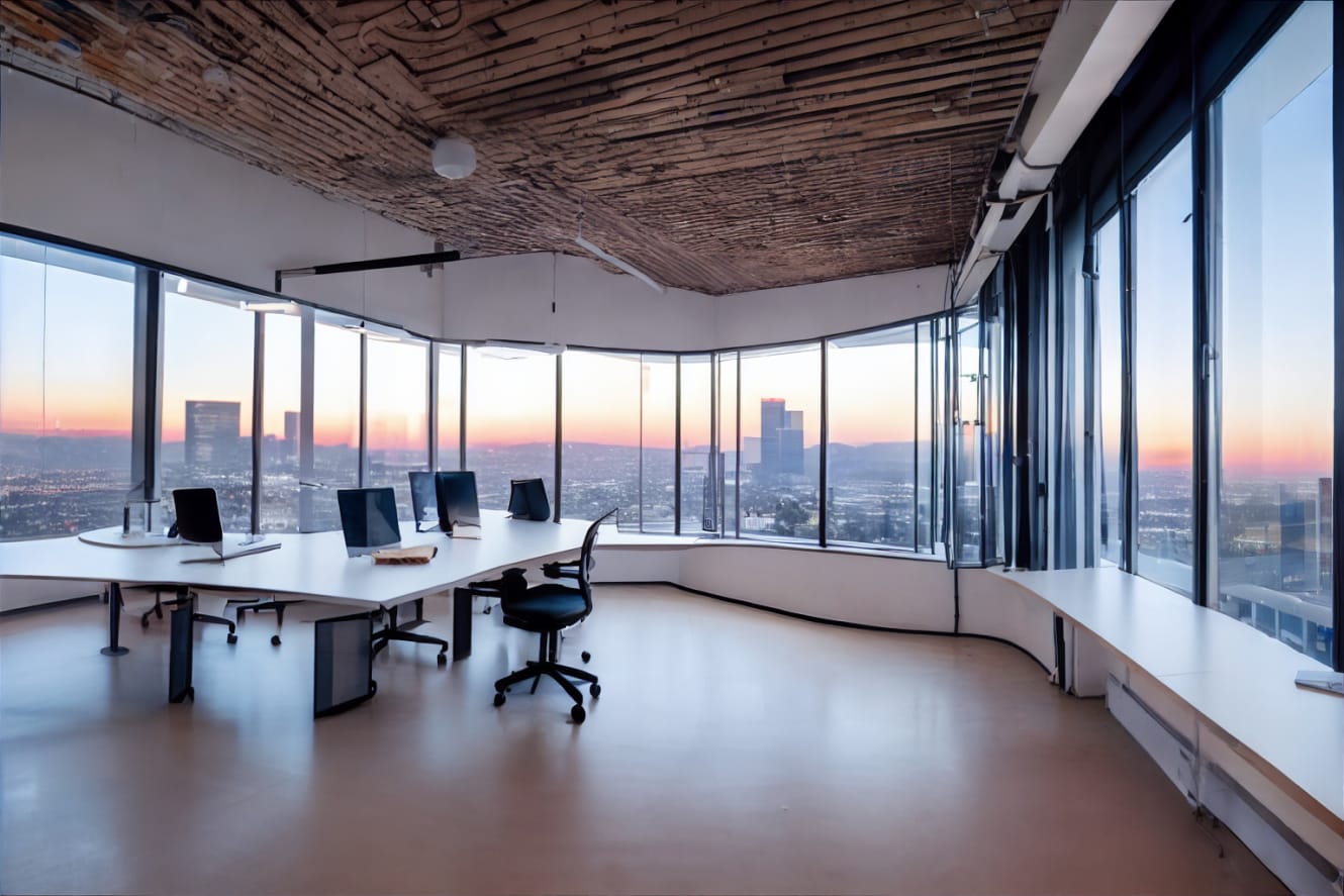 An image of an office room