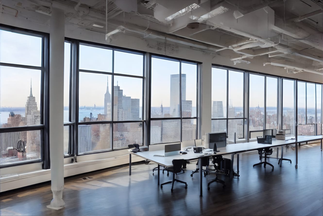 An image of an office room