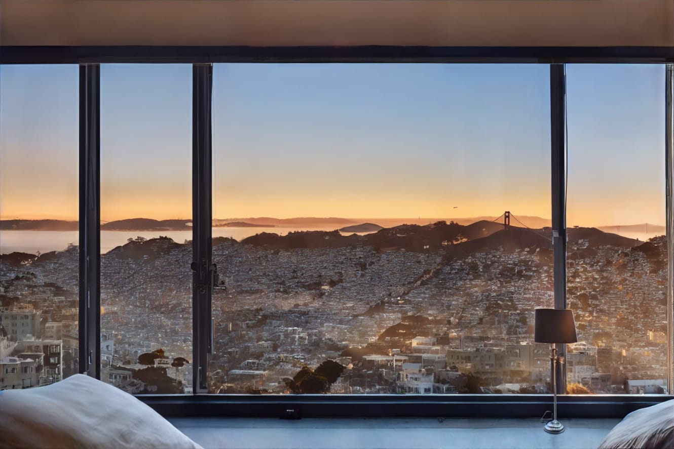 An image of a sunrise room
