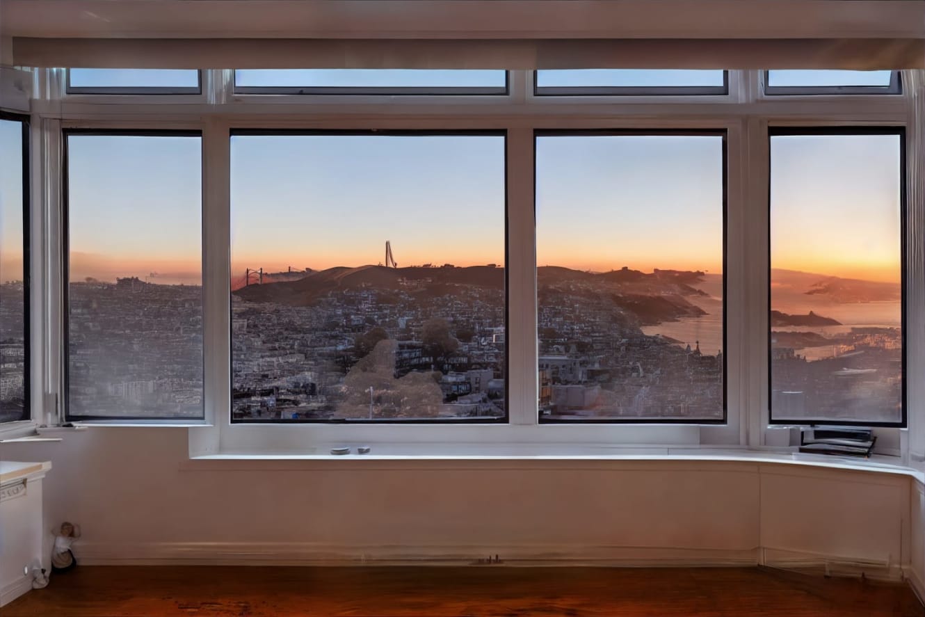 An image of a sunrise room