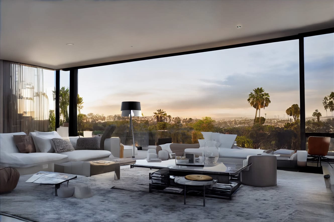 An image of a sunrise room