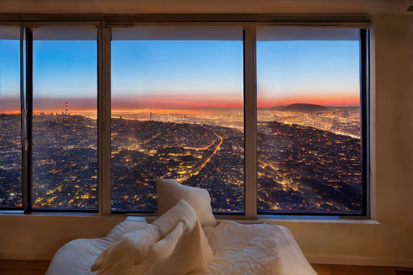 An image of a sunrise room