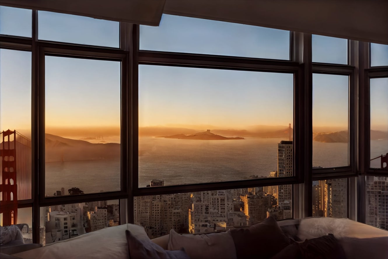 An image of a sunrise room