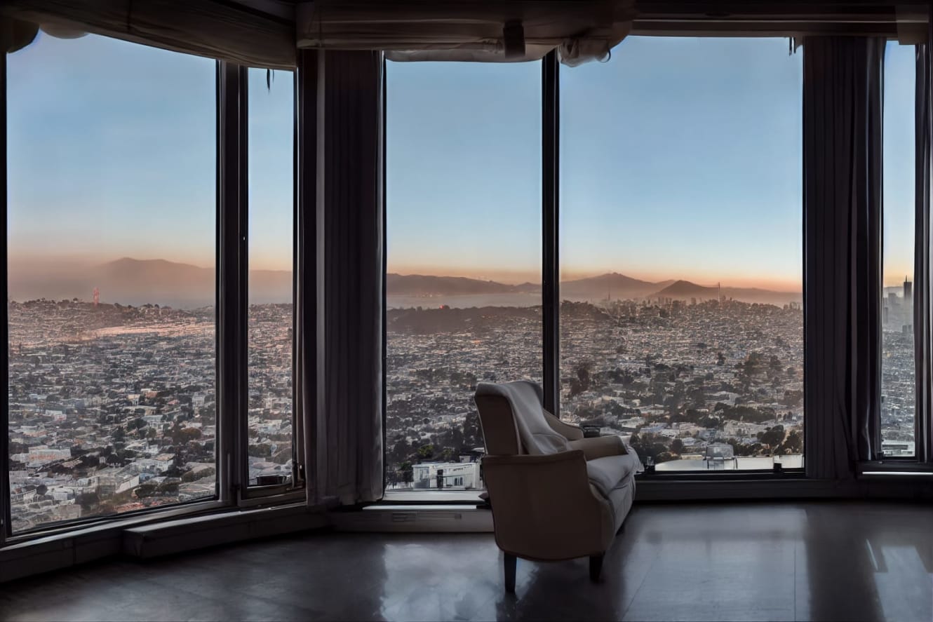 An image of a sunrise room