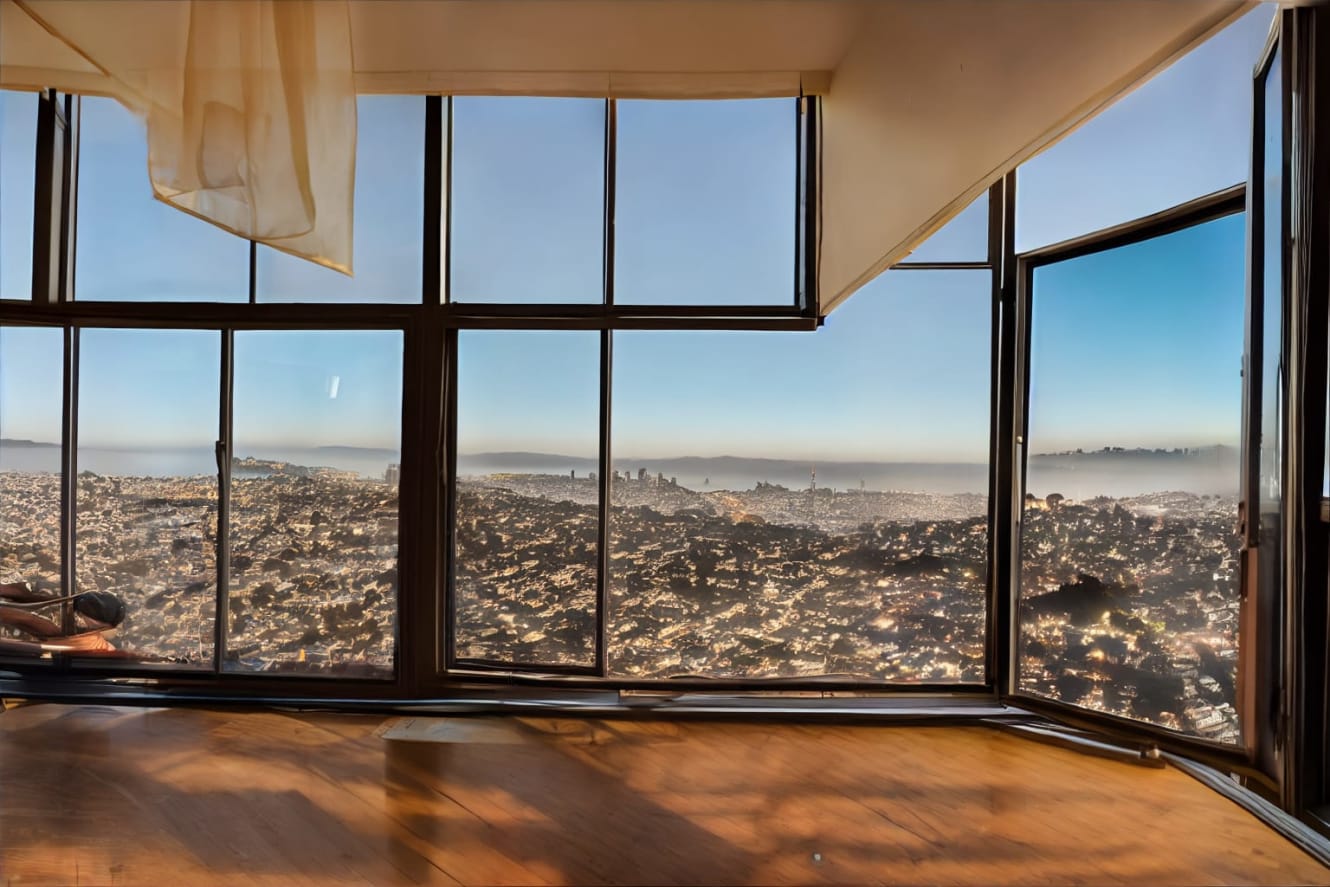 An image of a sunrise room