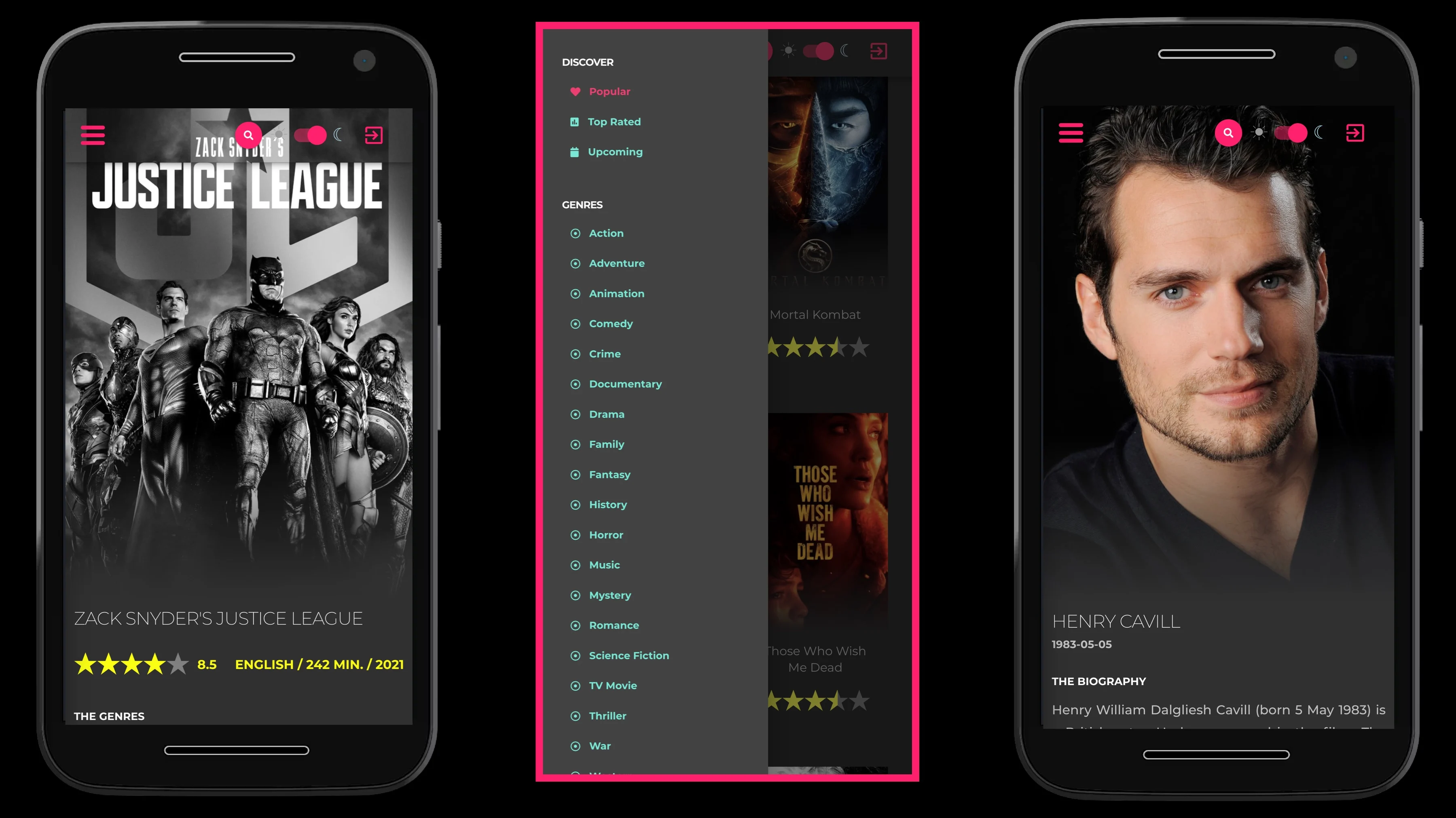 Category view for Popular (Mobile)