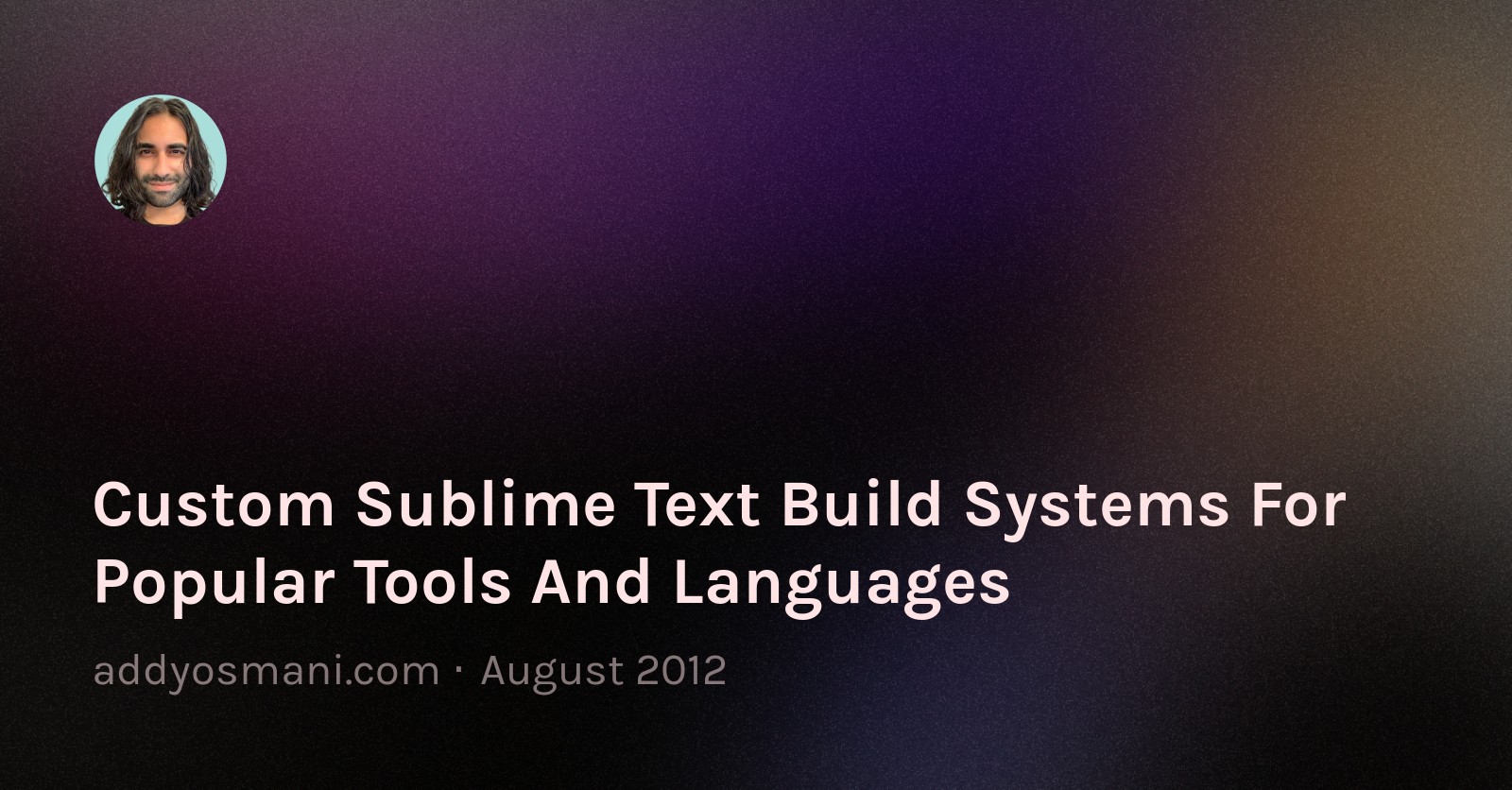 Build Systems — documentação Aprendendo Sublime Text